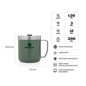 Taza Vaso Térmico Stanley Camp Mug | 354 ml.