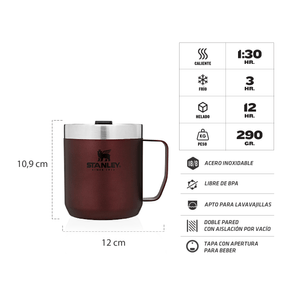 Taza Vaso Térmico Stanley Camp Mug | 354 ml.