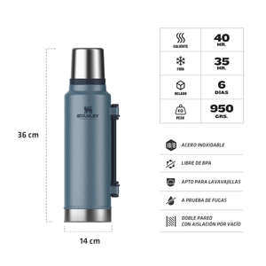 Termo Stanley Clasico 1.4 Lts. Asa Plegable