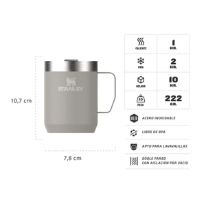 Taza Vaso Térmico Stanley Camp Mug | 236 ml.