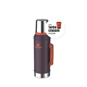Termo Stanley Clasico Con Manija Y Tapon Cebador | 950 ml.