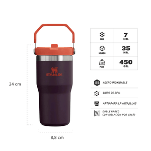 Botella Térmica Stanley Flip Straw | 591 ml.