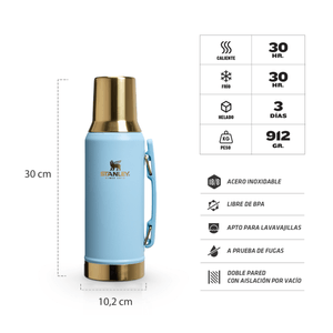 Termo Mate System 1.2 Lt. Messi x Stanley 1913