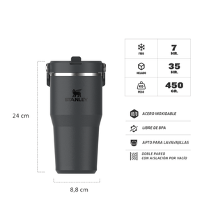 Botella Térmica Stanley Flip Straw Tumbler 2.0 | 591 ml.