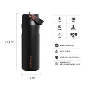 Botella Iceflow Flip Straw 2.0 710 ml. Messi x Stanley 1913